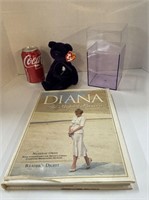 Princess Diana Hardback Book and TY Beanie Baby