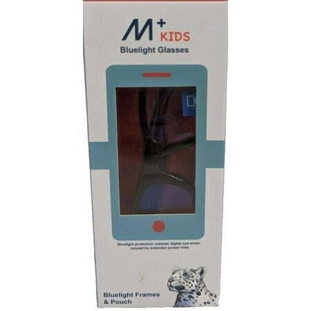 M+ Kids Bluelight Glasses & Pouch  Digital Safe