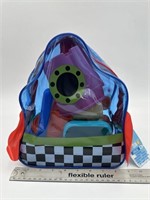 NEW Bring on the Sun 9pc Sand Toy Backpack Set