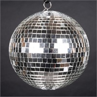 Vintage 1970s Glass Mirror Disco Ball