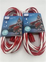 NEW Lot of 2-25ft Philips Extension Cord