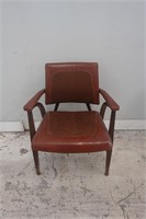 Vintage Office chair, seat slides forward