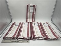 NEW Lot of 5- 2ct Threshold Kitchen Towels