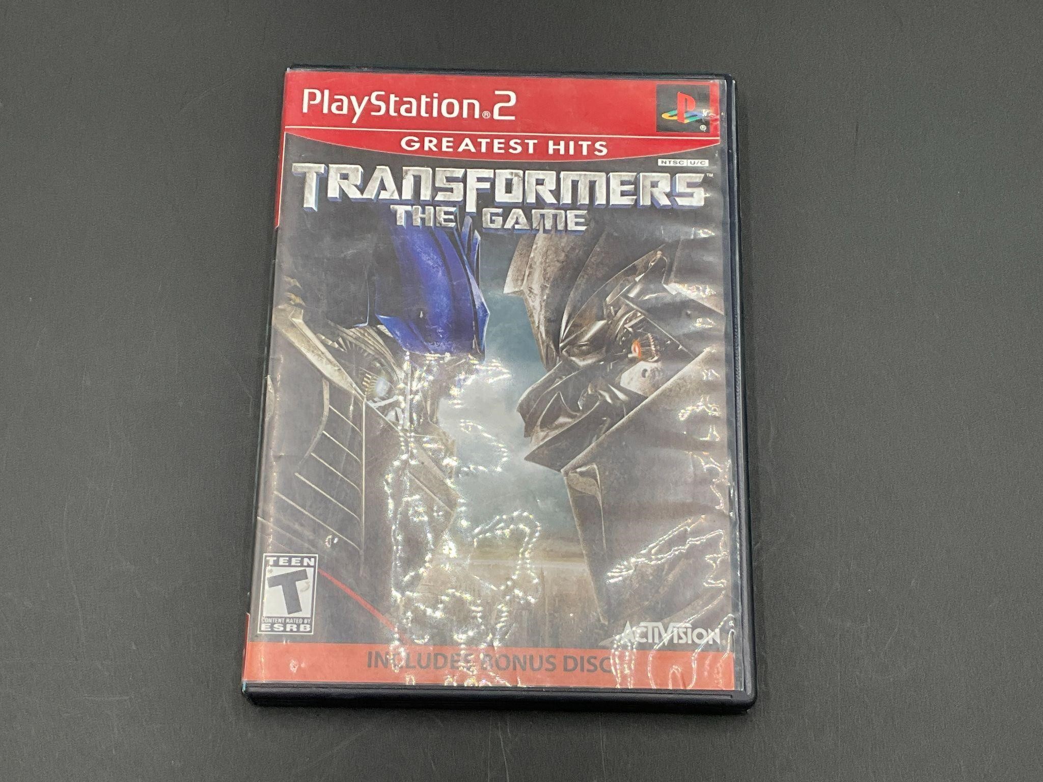 Transformers The Game & Bonus Disc PS2 Game