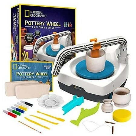 NATIONAL GEO Kids Pottery Wheel Kit  Electric
