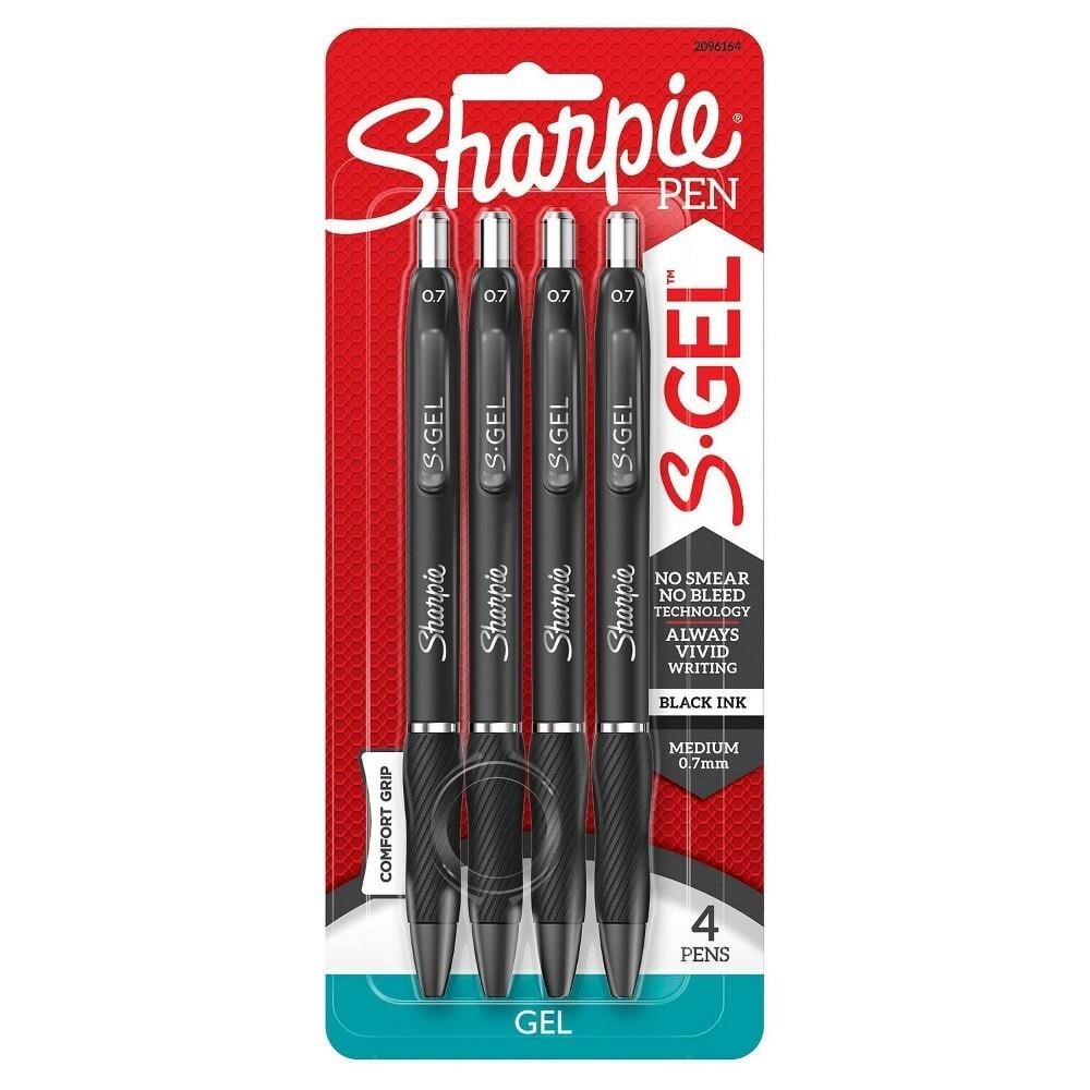 Sharpie S-Gel Retractable Gel Pen Medium Point Bla