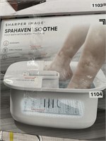 SHARPER IMAGE SPAHAVEN SOOTHE RETAIL $70
