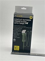 NEW Pro Essentials 6 Outlet 6ft Outdoor Power