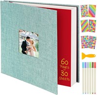 AIOR Photo Album 60 Pages 11x10.6 Turquoise