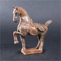 Chinese Tang Dynasty Terracotta Horse Statue