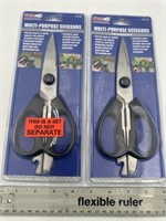 NEW Lot of 2- Muilti Purpose Scissors