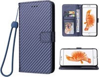 iPhone 6/6s Wallet Case  Strap  Holder  Blue