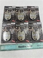 NEW Lot of 6- Duck Dynasty Talking Keychains