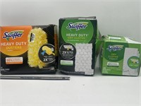 Lot of 3- Swiffer Dusters & Dry Cloth