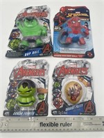 Mixed Lot of 4 Avenger Toys