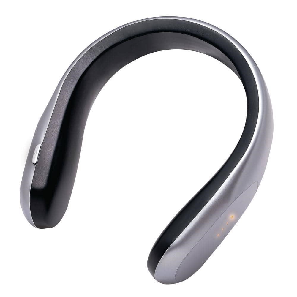 Silver/Black USB Rechargeable Neckband Heater