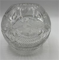 Crystal ball case w/ grape design