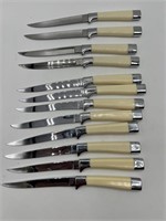 Vtg Durex chrome Steele knives