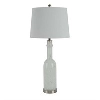 Decor Therapy Bottle Neck Art Glass Table Lamp