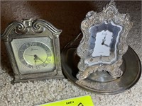 TWO GORHAM DESK CLOCKS