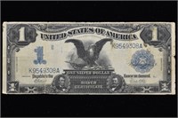 1899 $1 SILVER CERTIFICATE BLACK EAGLE NOTE