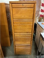 Wood file cabinet NO KEY