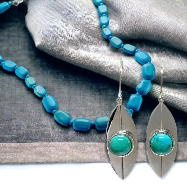 Stunning Turquoise Jewelry Set