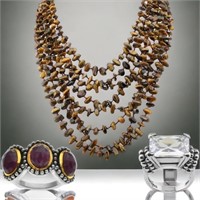 Elegant Gemstone Jewelry Ensemble