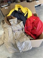 KENT JACKETS--ONE SMALL, ONE MED, ONE NO SIZE