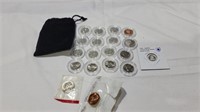 1 gram of silver and proof coins