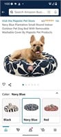 NavyBlue Plantation Small Indoor OutdoorPet Dogbed