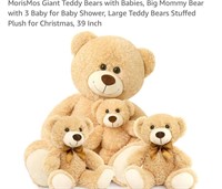 MorisMos Giant Teddy Bears with Babies