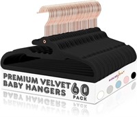 HOUSE DAY Premium Velvet Baby Hangers 60 Pack  11.