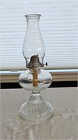Vintage Pedestal Oil Lamp