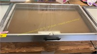 large Table Top Display Case, unlocked (No Key)