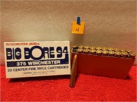 Winchester Big BOre 94 375 Win 200gr PP 20rnds