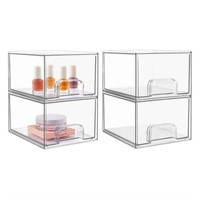 4.4 : 4 PACK  Vtopmart 4 Pack Acrylic Stackable Ma