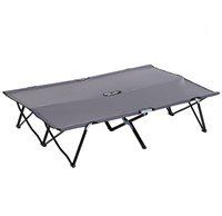 2 Person Folding Camping Cot for Adults