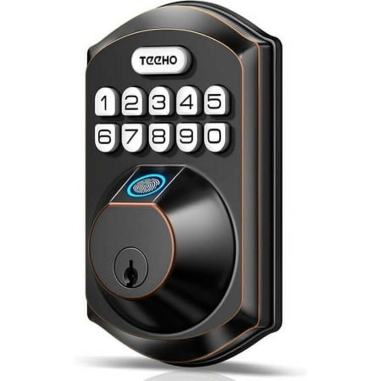 5.12 x 2.95 x 1.3 inches  TEEHO Fingerprint Keypad