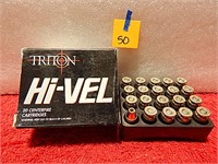 Triton Hi-Vel 357 Sig 125gr JHP 20rnds