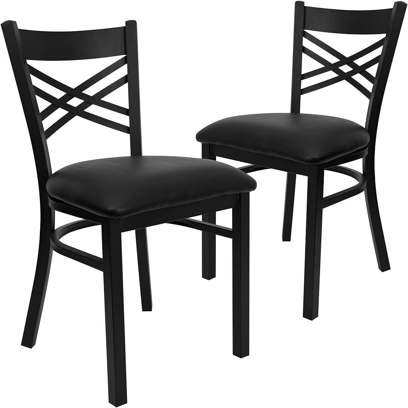 Flash Furniture HERCULES 'X' Back Chairs  Set of 2