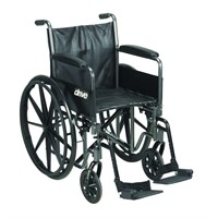 Silver Sport 2 Wheelchair  20in Seat  Detach Arms