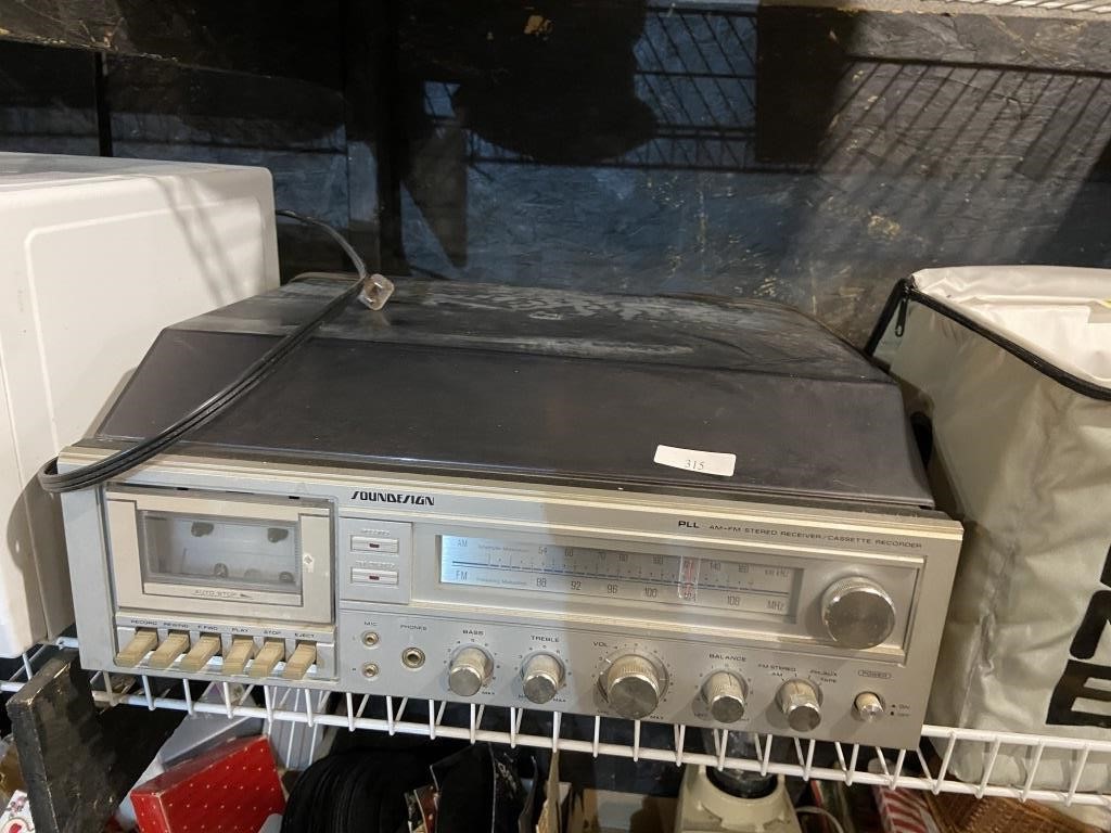 sound design receiver cassette recorder