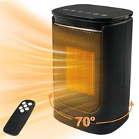 1500W Portable Heater  70 Oscillation  Thermostat