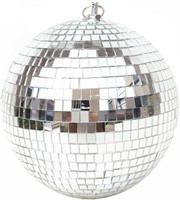 8 Inch Silver Mirror Disco Ball for Party  Wedding