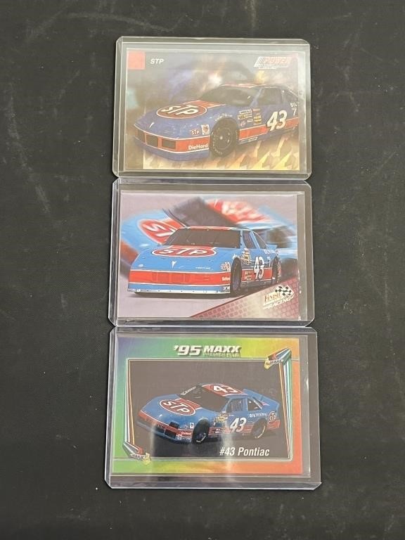3 Petty STP #43 Racing Cards