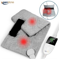 12 x 24  Keenstone Weighted Heating Pad 5 Levels