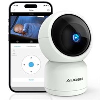 AUOSHI Video Baby Monitor - 360 1080P WiFi Securit