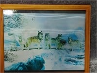 3D Wolves Picture