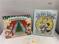 Kids Books - Tattoo Story & Christmas Tree